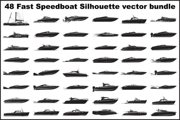 48 Fast Speedboat Silhouette Vector: A Practical Guide for Creators