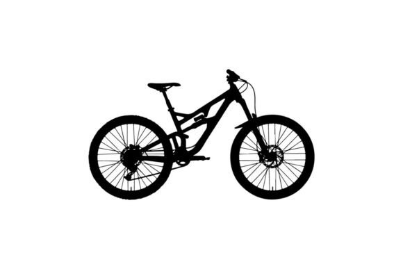 Black Mountain Bike Isolated on White Background: A Strategic Asset for Modern Design