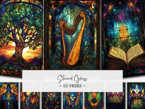 Bringing Cathedral Light to Your Pages: The Magic of Stained Glass Junk Journaling