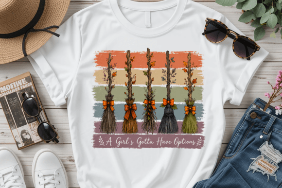 Embrace the Spooky Season with A Girl’s Gotta Have Options PNG