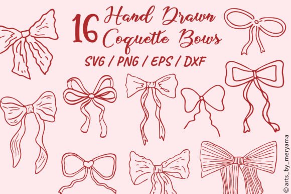 Evaluating the Hand Drawn Coquette Bow Ribbon Bundle for Creative Projects