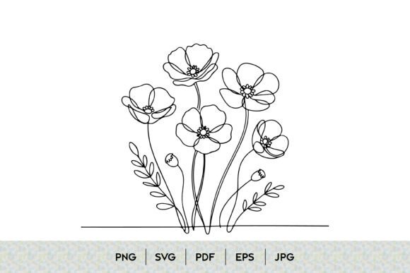 Evaluating the Practical Value of Wildflower Bouquet Line Art Design