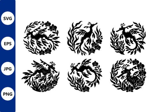 Floral Circle Dragon Wreaths: An Evaluation for Designers
