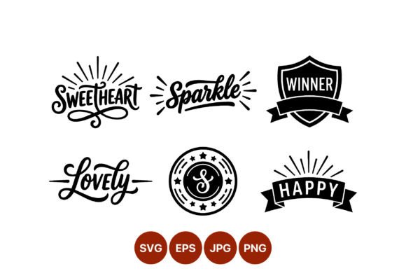 Handwritten Sweetheart Sparkle Lovely: Vector Art Guide