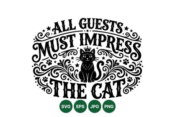 Impress the Cat Typography Design