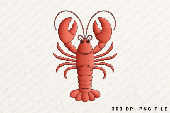 Lobster Sublimation PNG Clipart for Creative Designs