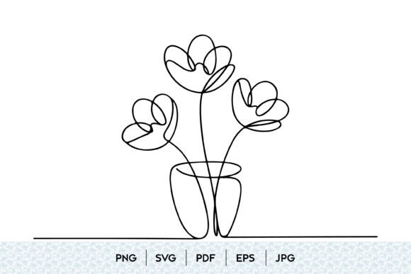 Minimalist Flower Vase SVG: A Versatile Design Asset