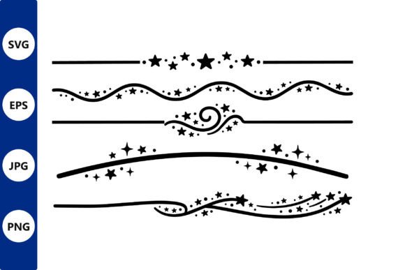 Ornamental Swirl Dividers with Stars Set: A Guide to Elegant Design Integration