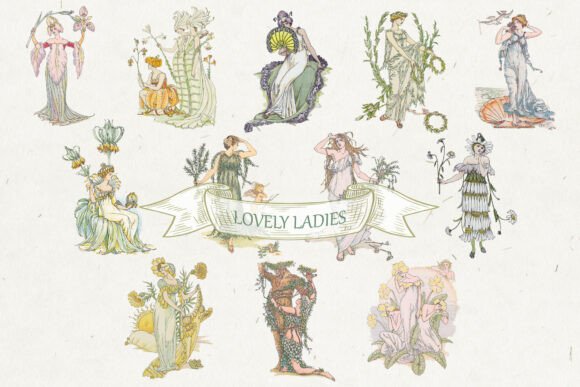 Vintage Floral Women in Art Nouveau: A Guide to Authentic Elegance